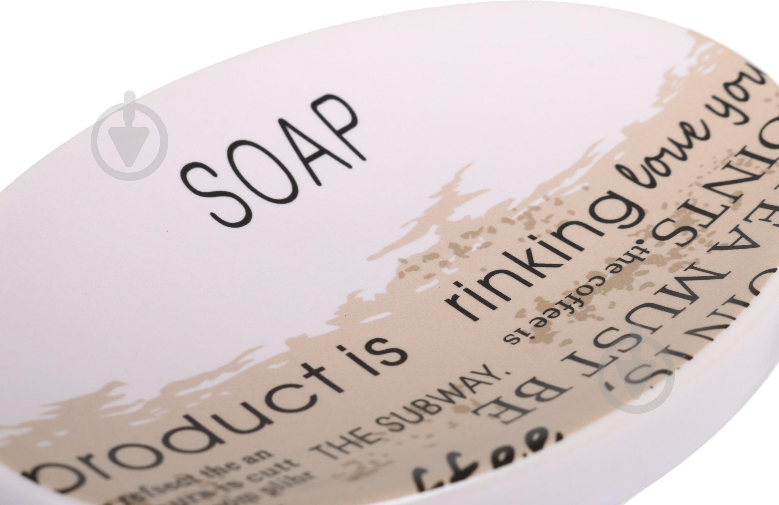 Мыльница Luna coffee бежевая - фото 4 Мыльница Luna coffee бежевая - фото 4