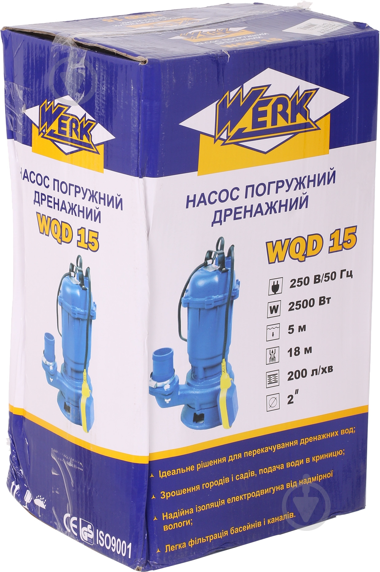 Насос погружной Werk WQD15 - фото 3