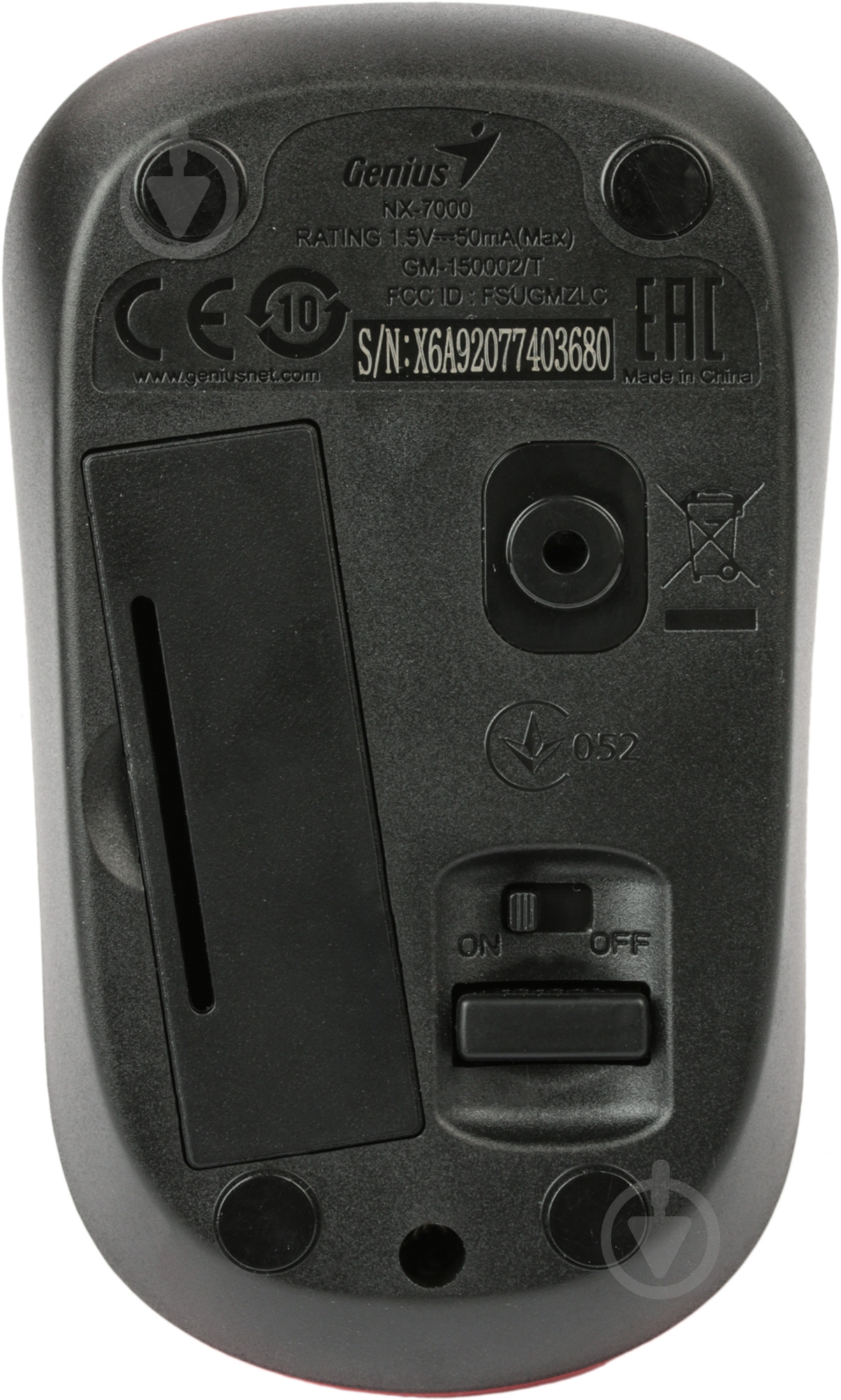 Мышь Genius NX-7000 (31030109110) red - фото 4 Мышь Genius NX-7000 (31030109110) red - фото 4