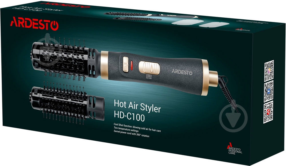 Фен-щітка Ardesto HD-C100 - фото 6 Фен-щітка Ardesto HD-C100 - фото 6