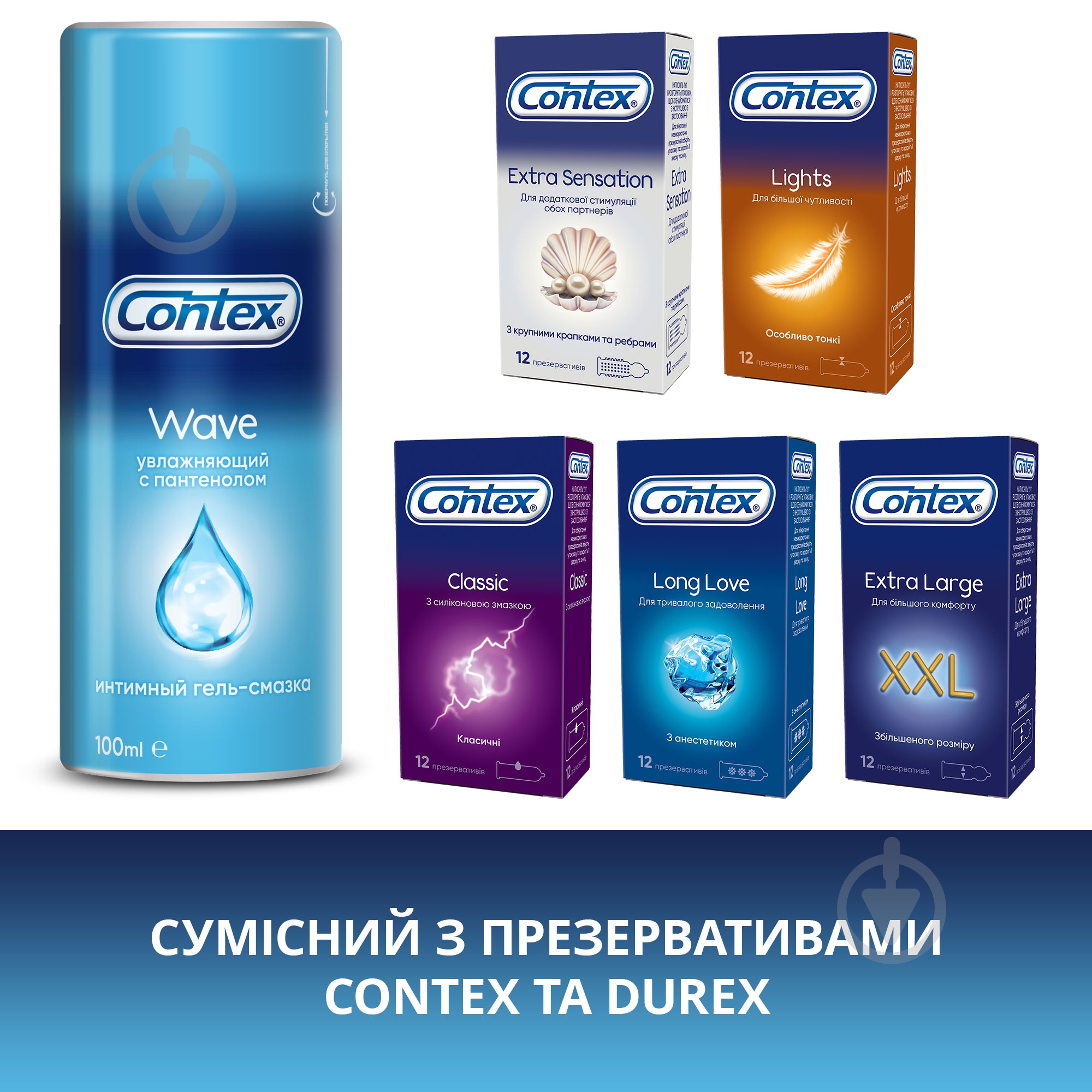 Інтимна гель-змазка Contex Wave 100 мл - фото 3