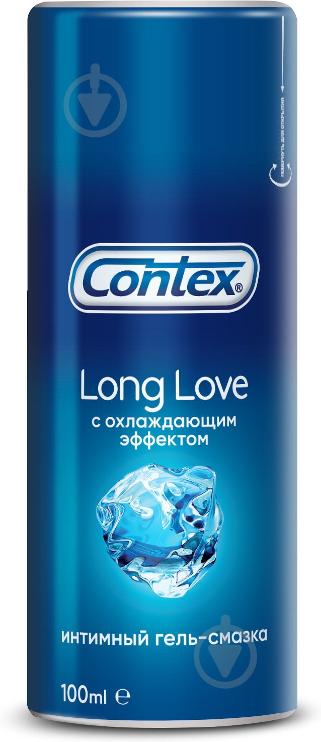 Інтимна гель-змазка Contex Long love 100 мл - фото 1