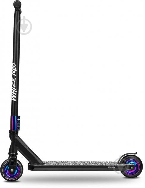 Самокат Lionelo черный LO-WHIZZ NEO BLACK CARBON - фото 1