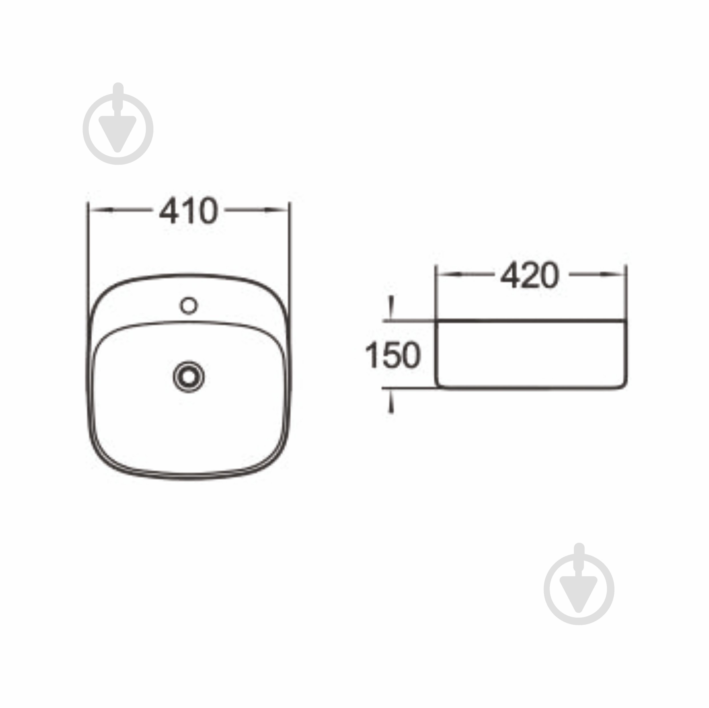 Умывальник Imprese I-LOD с06010703-41 - фото 2 Умывальник Imprese I-LOD с06010703-41 - фото 2