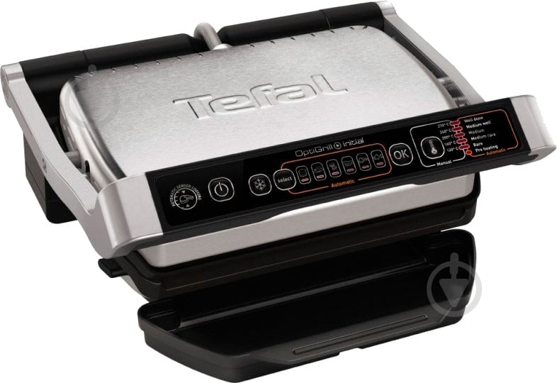 Гриль-барбекю Tefal OptiGrill Initial GC706D34 - фото 1