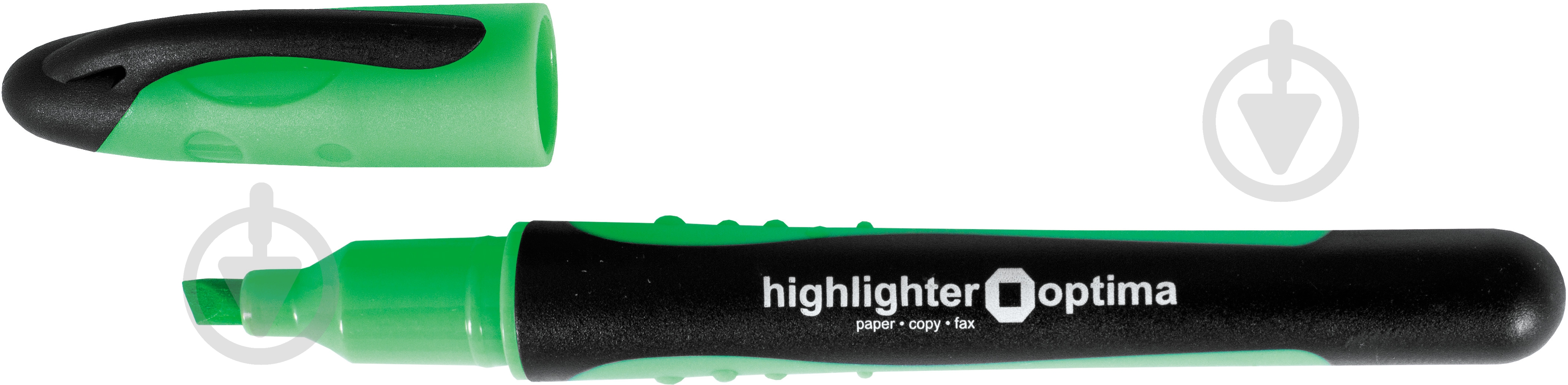 Маркер текстовый Optima 1-4.5 мм O15819-04 зеленый - фото 1