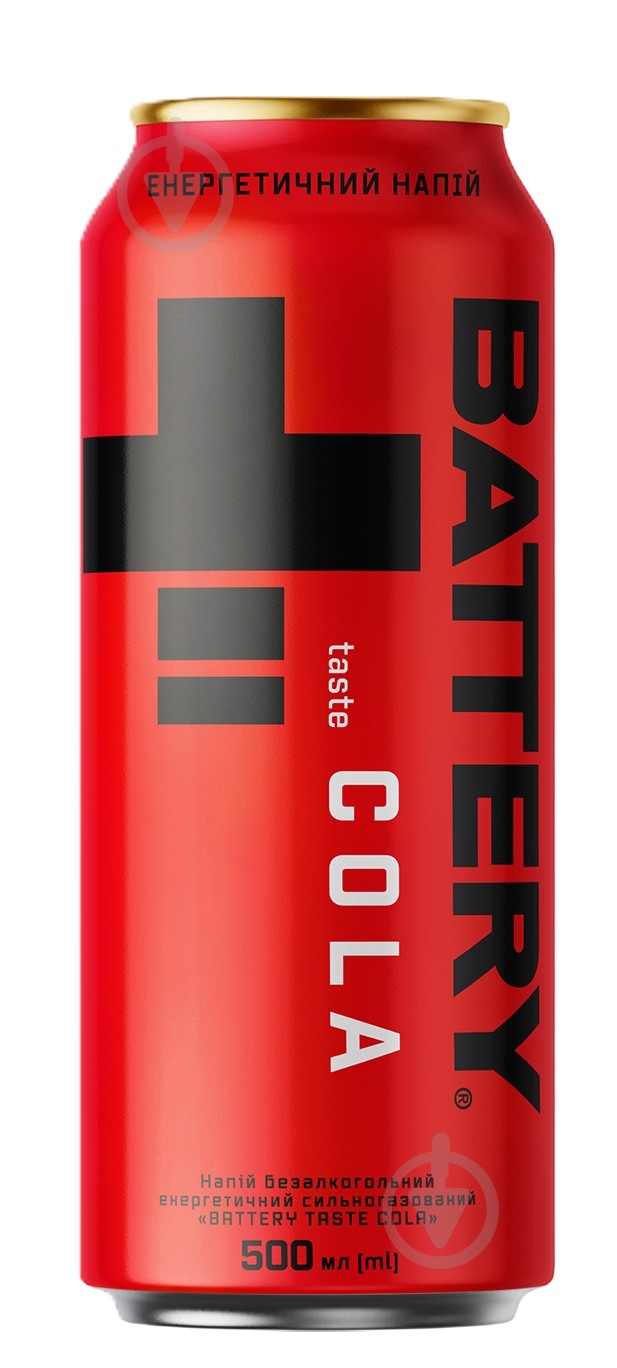 Энергетический напиток Battery taste Cola 0,5 л - фото 1