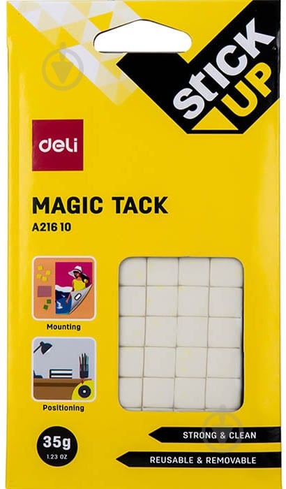 Пластини клейові EA21610 60 штук 35 g Deli - фото 1 Пластини клейові EA21610 60 штук 35 g Deli - фото 1