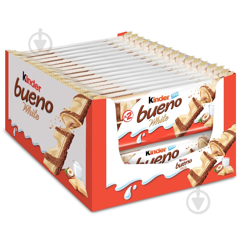 Батончик Kinder Bueno White 39 г - фото 2