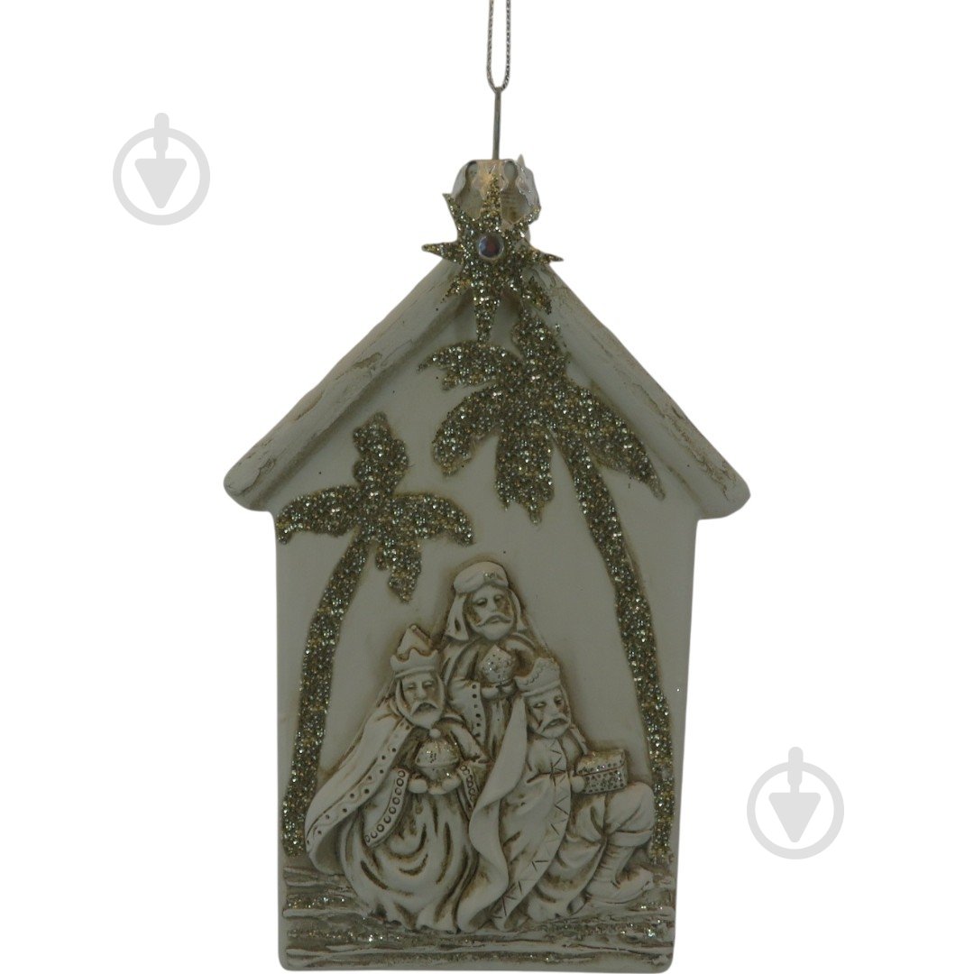 Подвеска WEI DE ARTS Вифлеем WD330073 11 см бежевый - фото 1