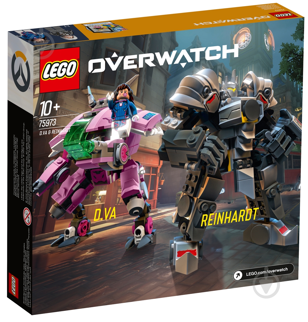 Конструктор LEGO Overwatch D.Va і Рейнгардт 6250955 - фото 4