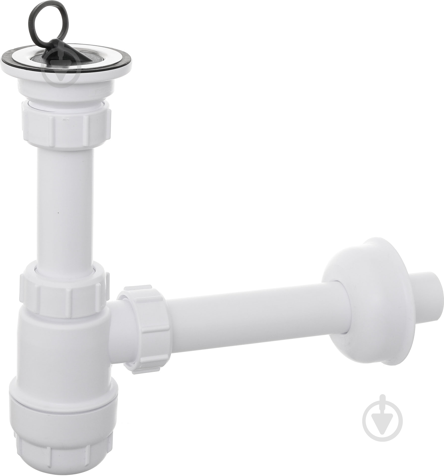 Сифон для умывальника McAlpine низкий 1.1 / 4 "x32мм нерж выпуск с резиновой пробкой, HC1L - фото 2 Сифон для умывальника McAlpine низкий 1.1 / 4 "x32мм нерж выпуск с резиновой пробкой, HC1L - фото 2