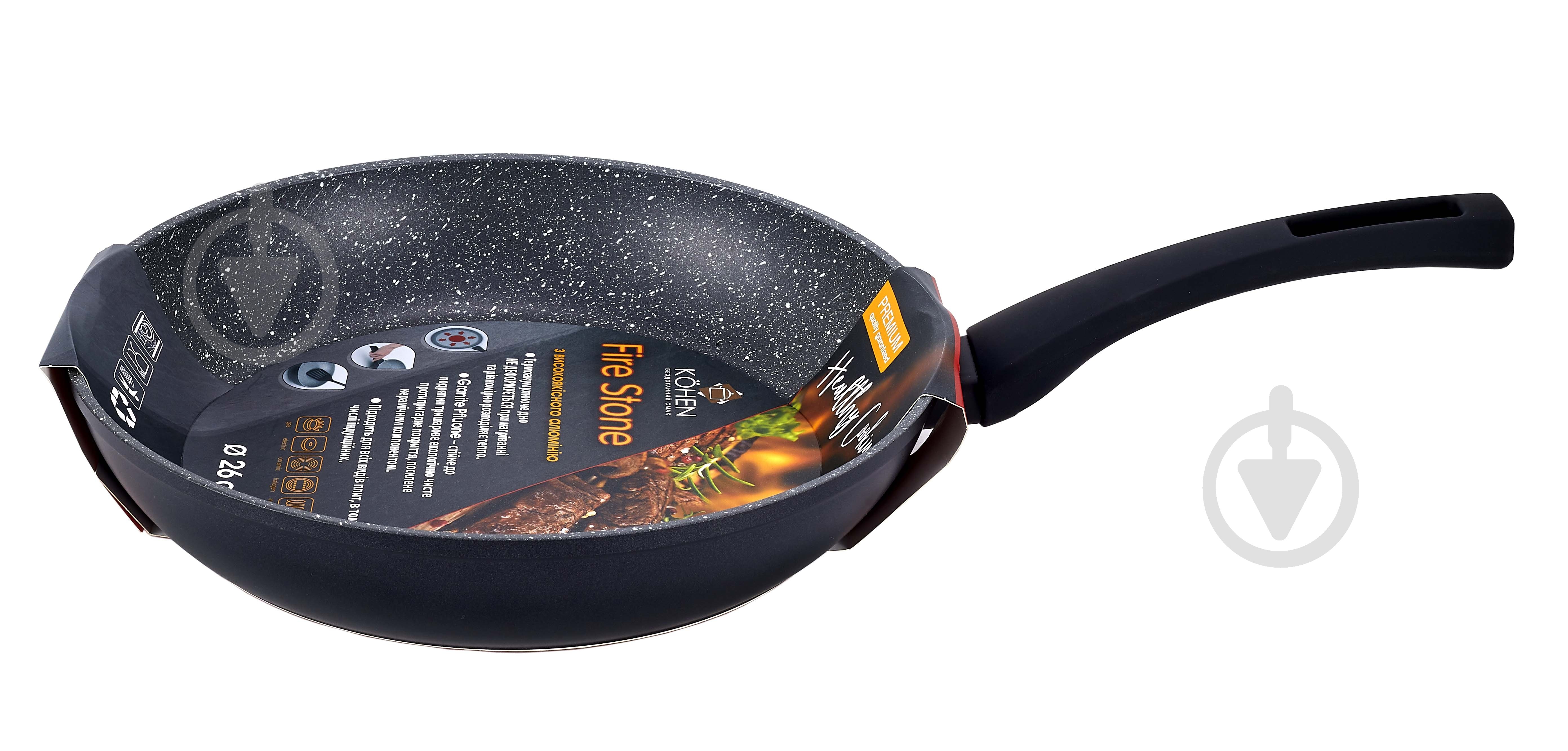 Сковорода Kohen Fire Stone 24 см KN91924 - фото 4