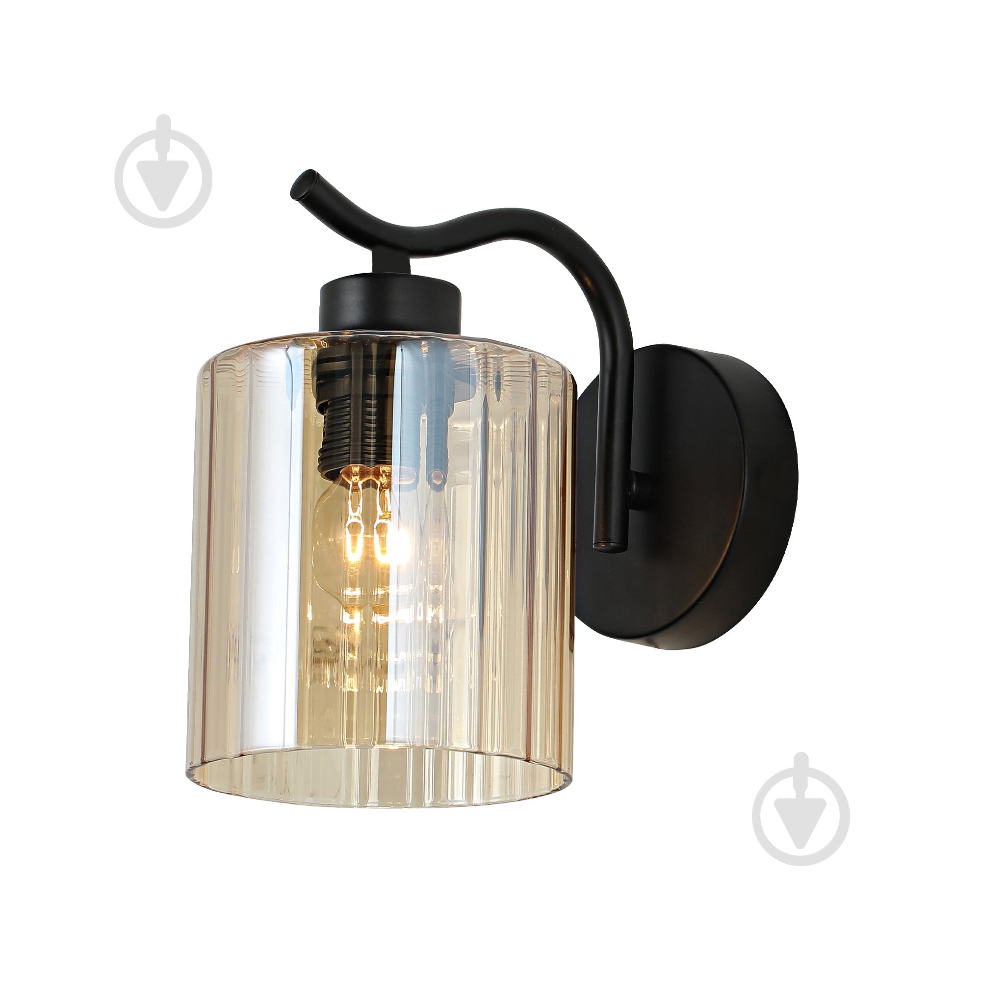 Бра Miorro Glamour 40 Вт E27 черный 51-311-189 - фото 1 Бра Miorro Glamour 40 Вт E27 черный 51-311-189 - фото 1