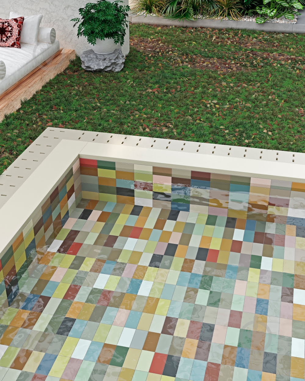 Плитка Ceramica Ribesalbes Croma Rosy 10х20 см - фото 2