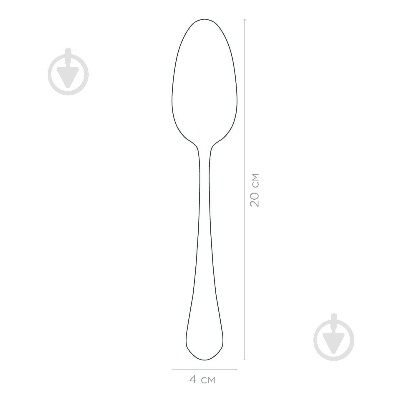 Набір столових ложок Vinzer Palermo 2 шт. 50555 - фото 2 Набір столових ложок Vinzer Palermo 2 шт. 50555 - фото 2