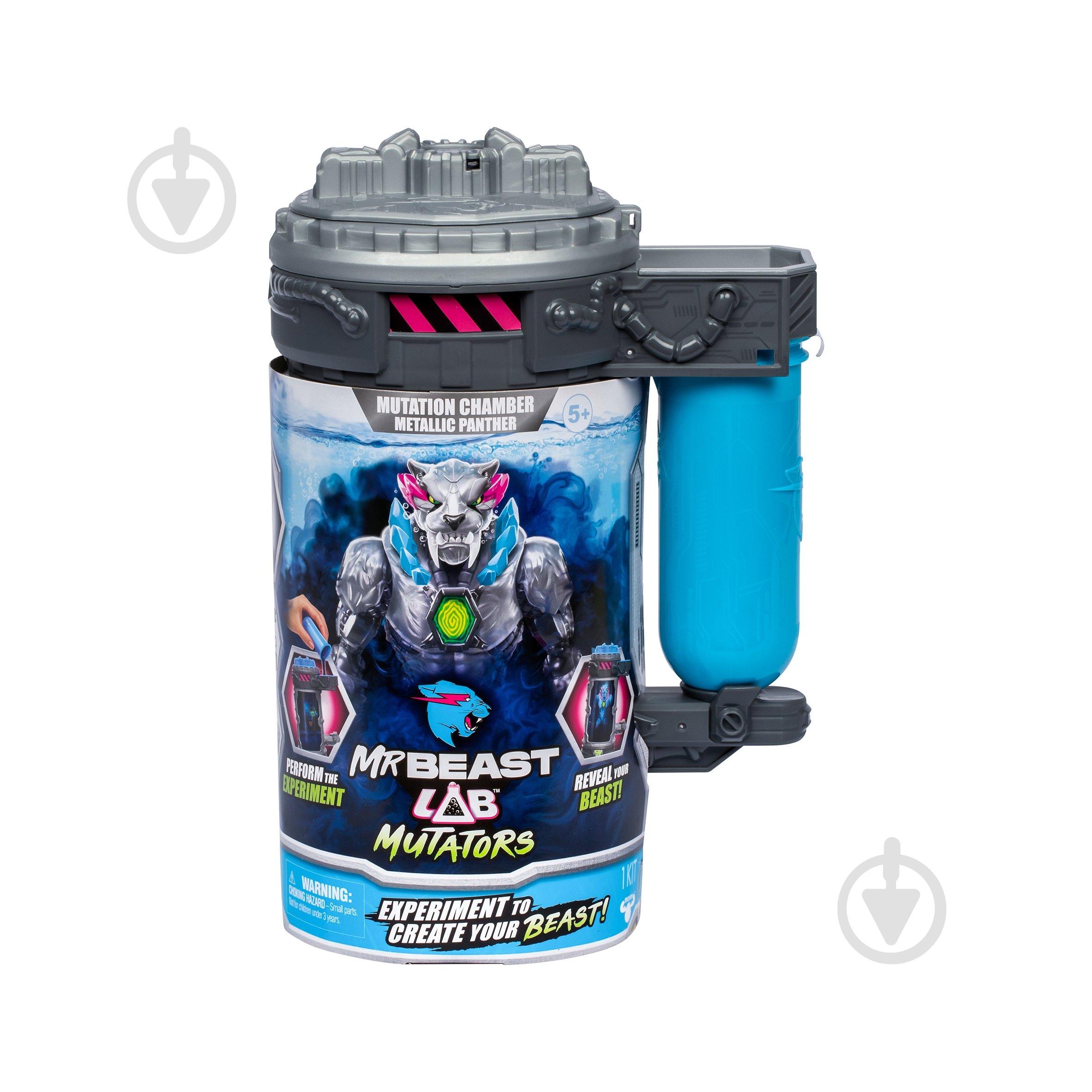 Ігровий набір MrBeast Lab Станція перетворення Пантера металева 123811 - фото 3 Ігровий набір MrBeast Lab Станція перетворення Пантера металева 123811 - фото 3