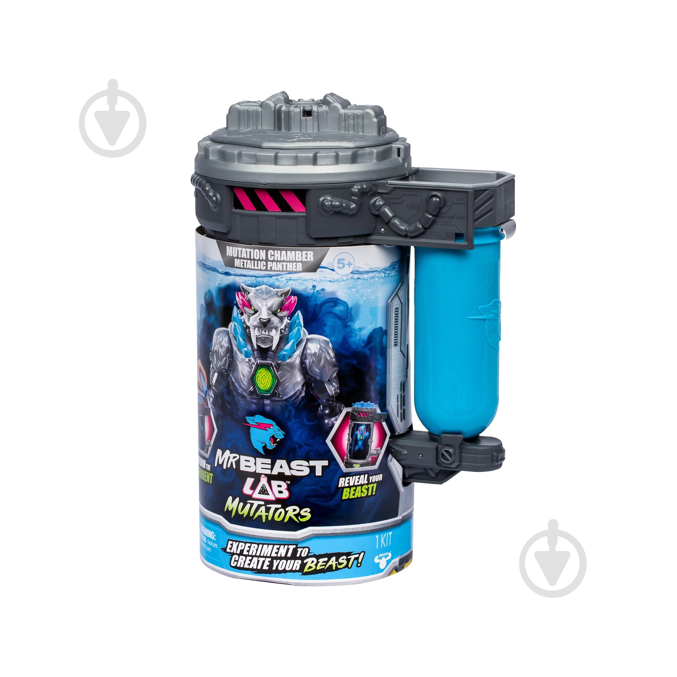 Ігровий набір MrBeast Lab Станція перетворення Пантера металева 123811 - фото 6 Ігровий набір MrBeast Lab Станція перетворення Пантера металева 123811 - фото 6