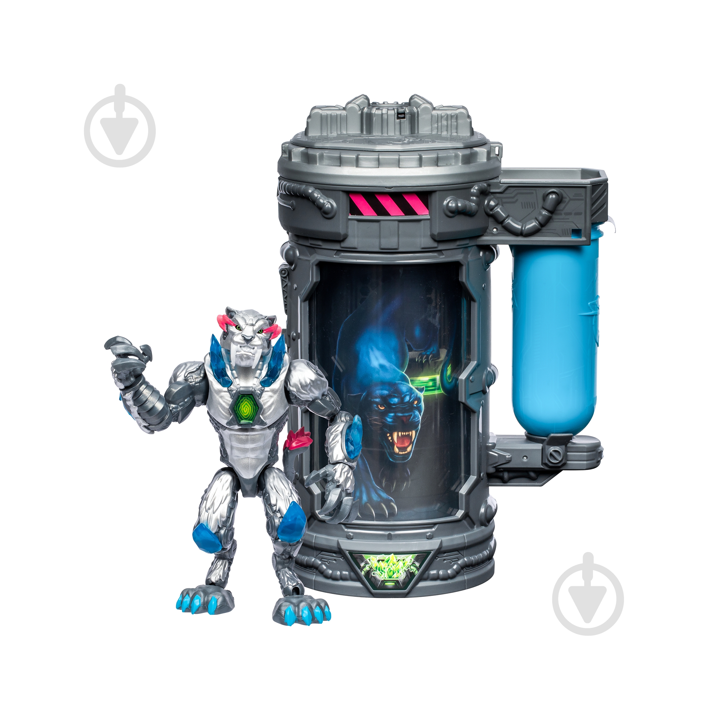 Ігровий набір MrBeast Lab Станція перетворення Пантера металева 123811 - фото 2 Ігровий набір MrBeast Lab Станція перетворення Пантера металева 123811 - фото 2