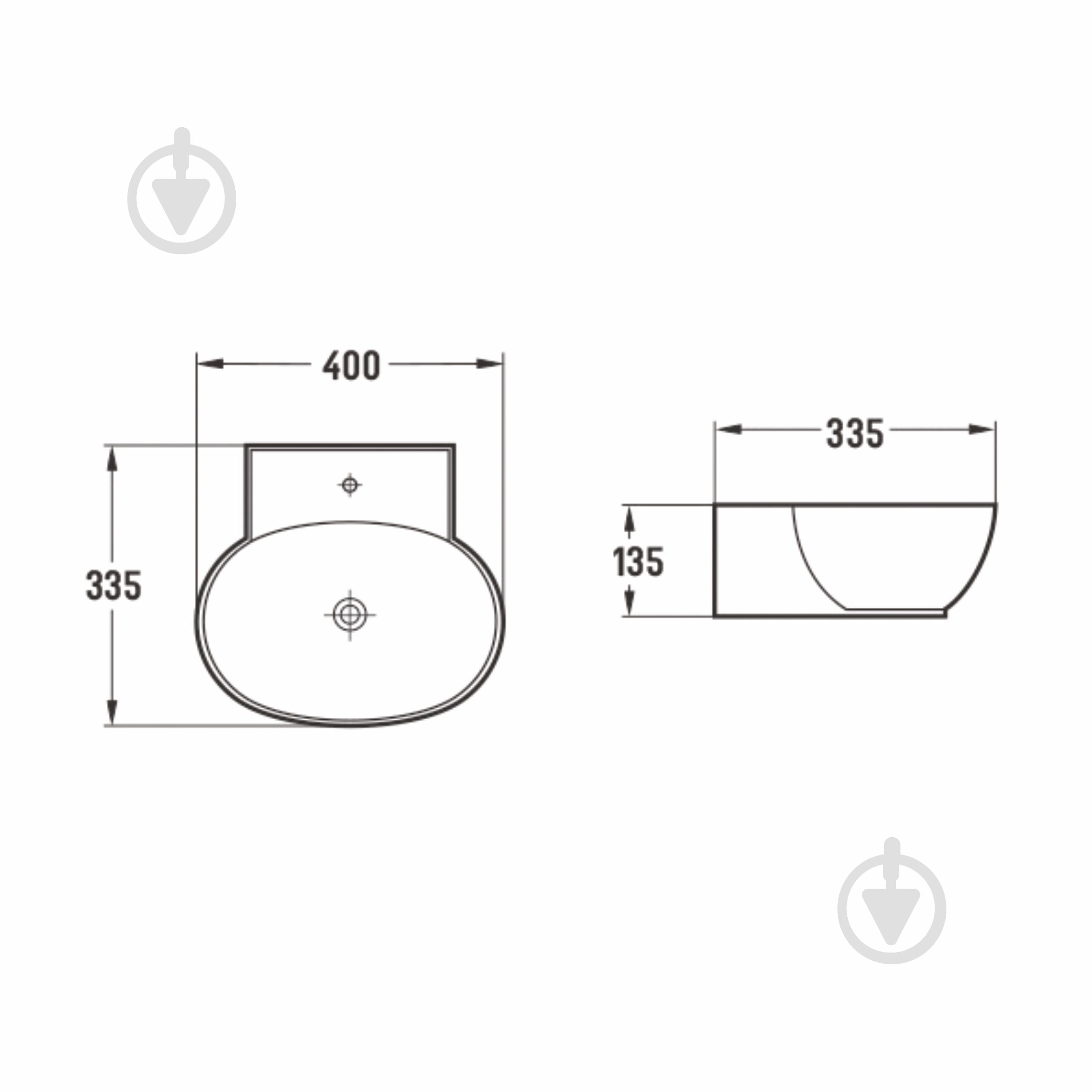 Умывальник Imprese I-LOD с06010703-40 - фото 2 Умывальник Imprese I-LOD с06010703-40 - фото 2