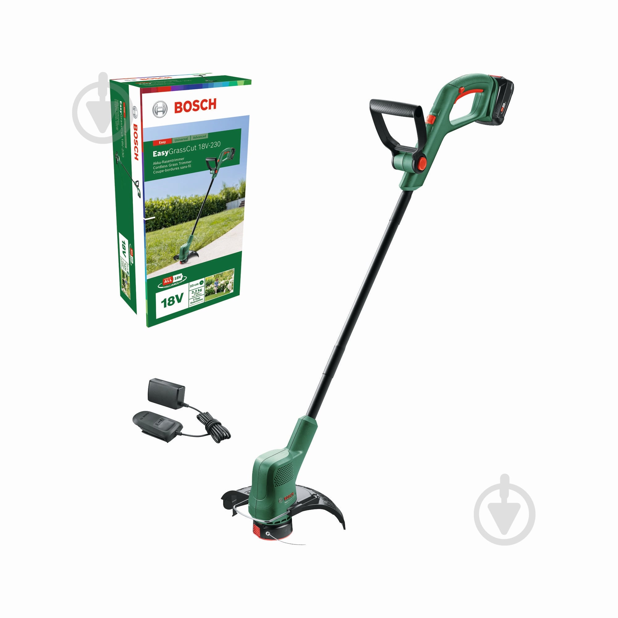 Триммер аккумуляторный Bosch EasyGrassCut 18V-230 (06008C1A03) - фото 2
