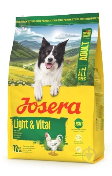 Корм сухий Josera Light & Vital Adult All Sizes 3 кг - фото 1