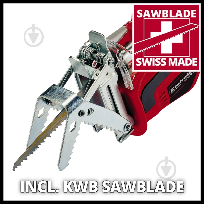 Пила мини аккумуляторная Einhell Einhell X-Change GE-GS 18 Li Solo 3408220 - фото 12 Пила мини аккумуляторная Einhell Einhell X-Change GE-GS 18 Li Solo 3408220 - фото 12
