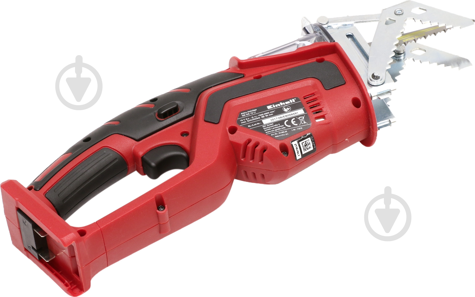 Пила мини аккумуляторная Einhell Einhell X-Change GE-GS 18 Li Solo 3408220 - фото 3 Пила мини аккумуляторная Einhell Einhell X-Change GE-GS 18 Li Solo 3408220 - фото 3