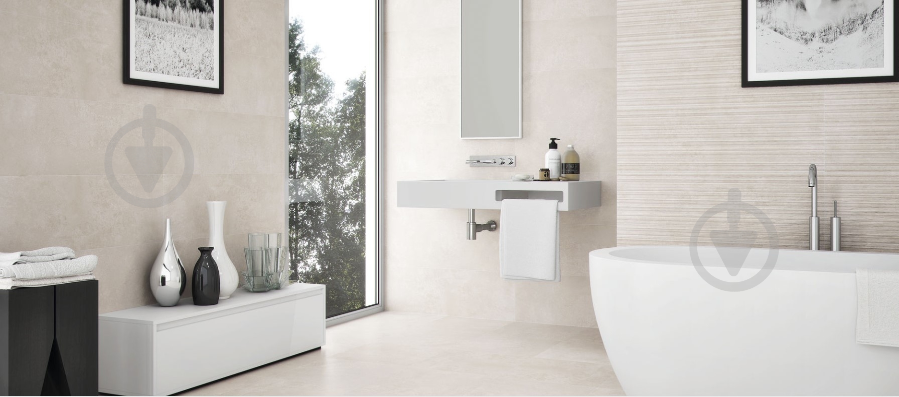 Плитка Cifre Neutra Decor White 30x90 - фото 6