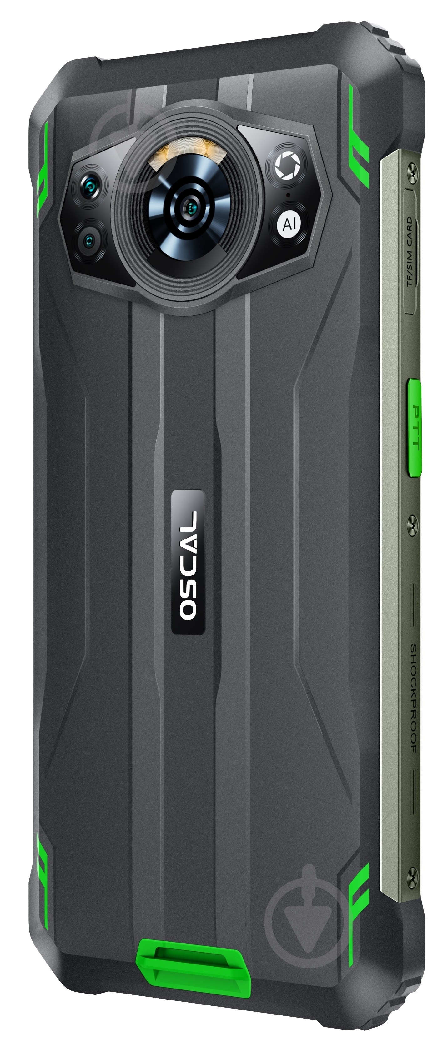 Смартфон Oscal S80 6/128GB green - фото 8