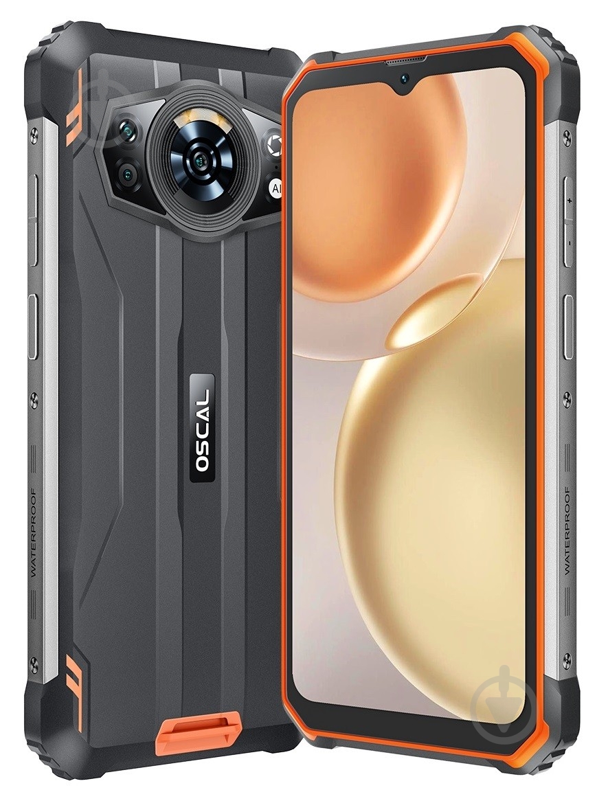 Смартфон Oscal S80 6/128GB orange - фото 3 Смартфон Oscal S80 6/128GB orange - фото 3
