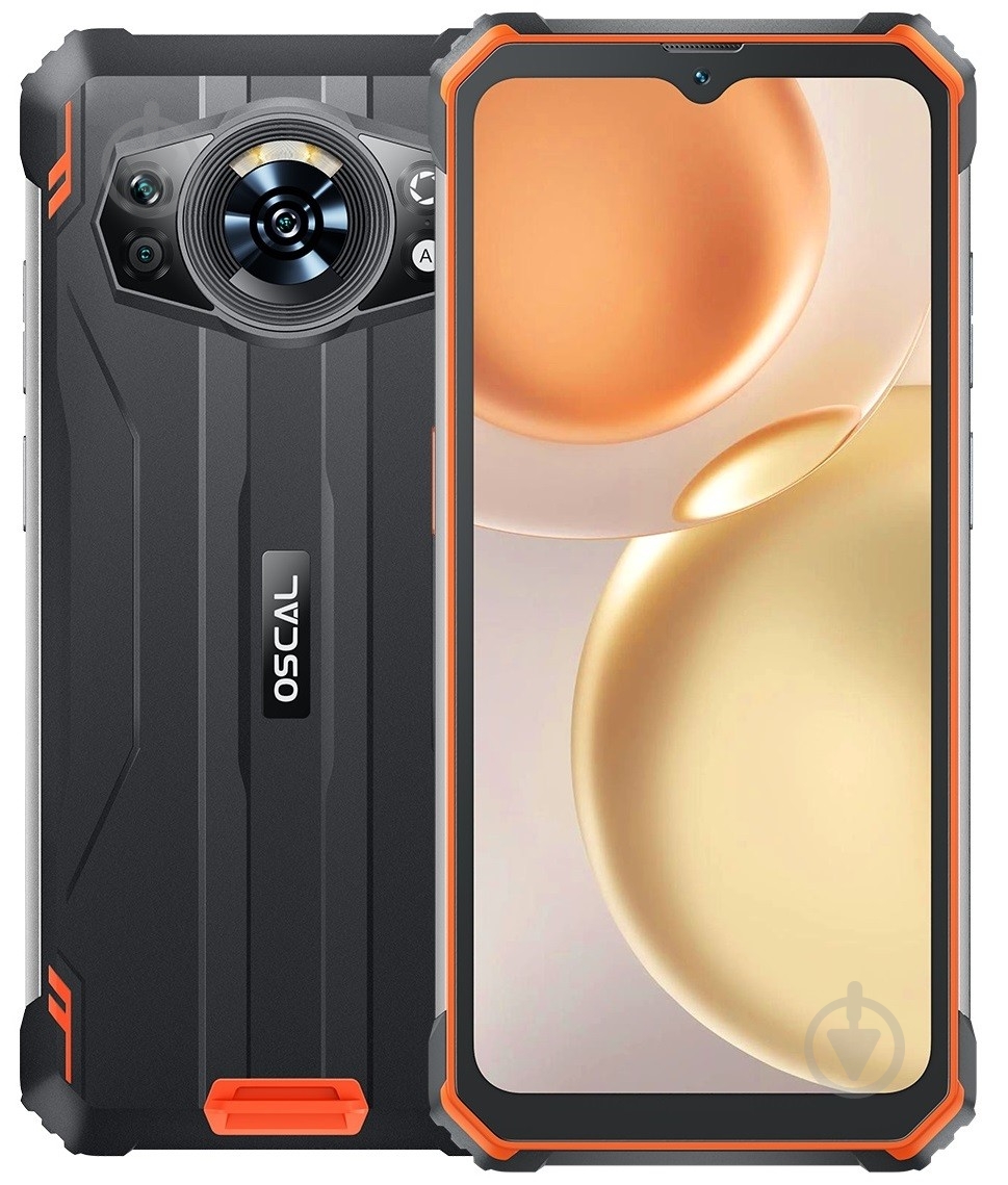 Смартфон Oscal S80 6/128GB orange - фото 1 Смартфон Oscal S80 6/128GB orange - фото 1