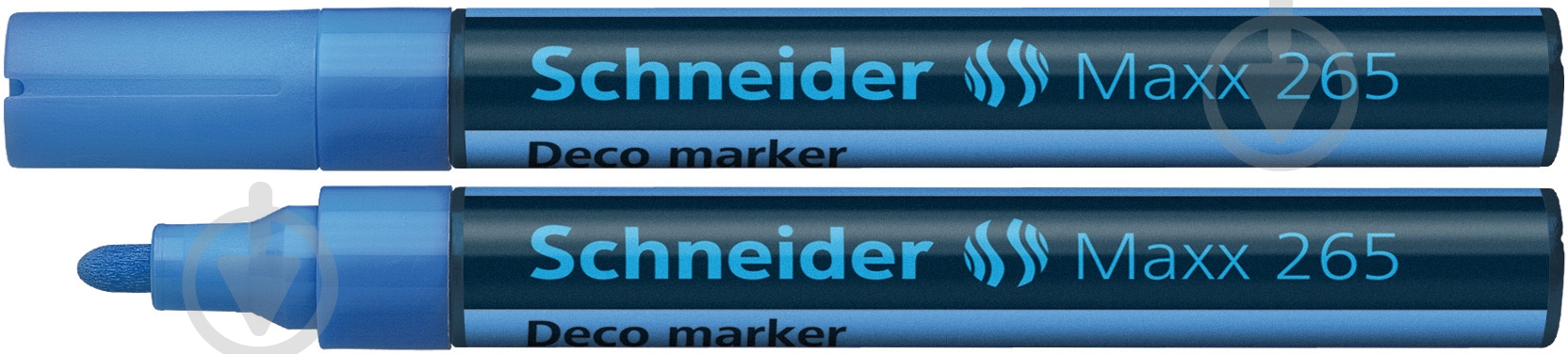 Набор маркеров меловых Schneider Maxx 265 2-3 мм 10 шт. голубой S126510 - фото 1