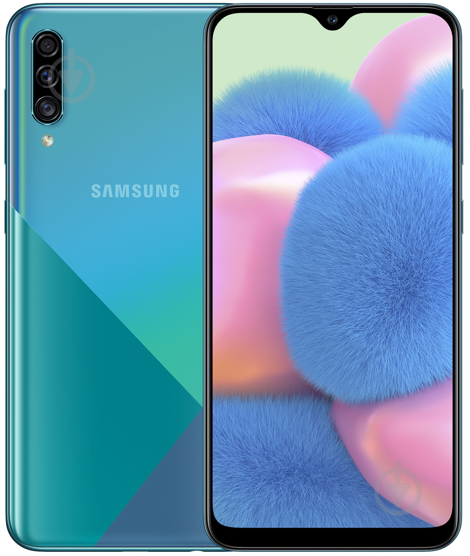 Смартфон Samsung Galaxy A30s Duos 3/32GB green (SM-A307FZGUSEK) - фото 1