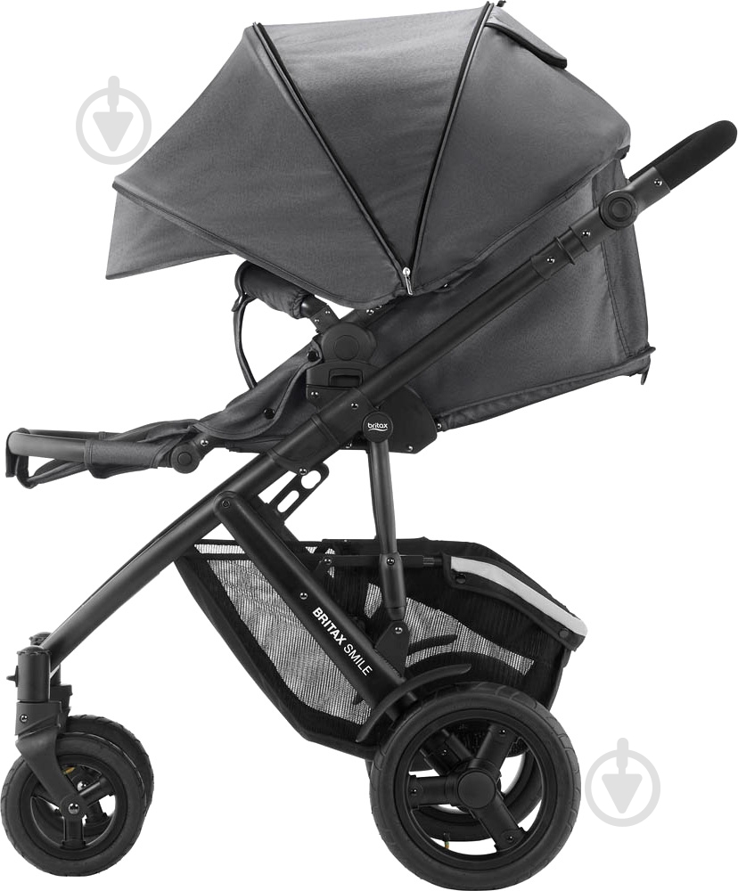 Коляска прогулочная Britax Smile 2 Black Denim - фото 3