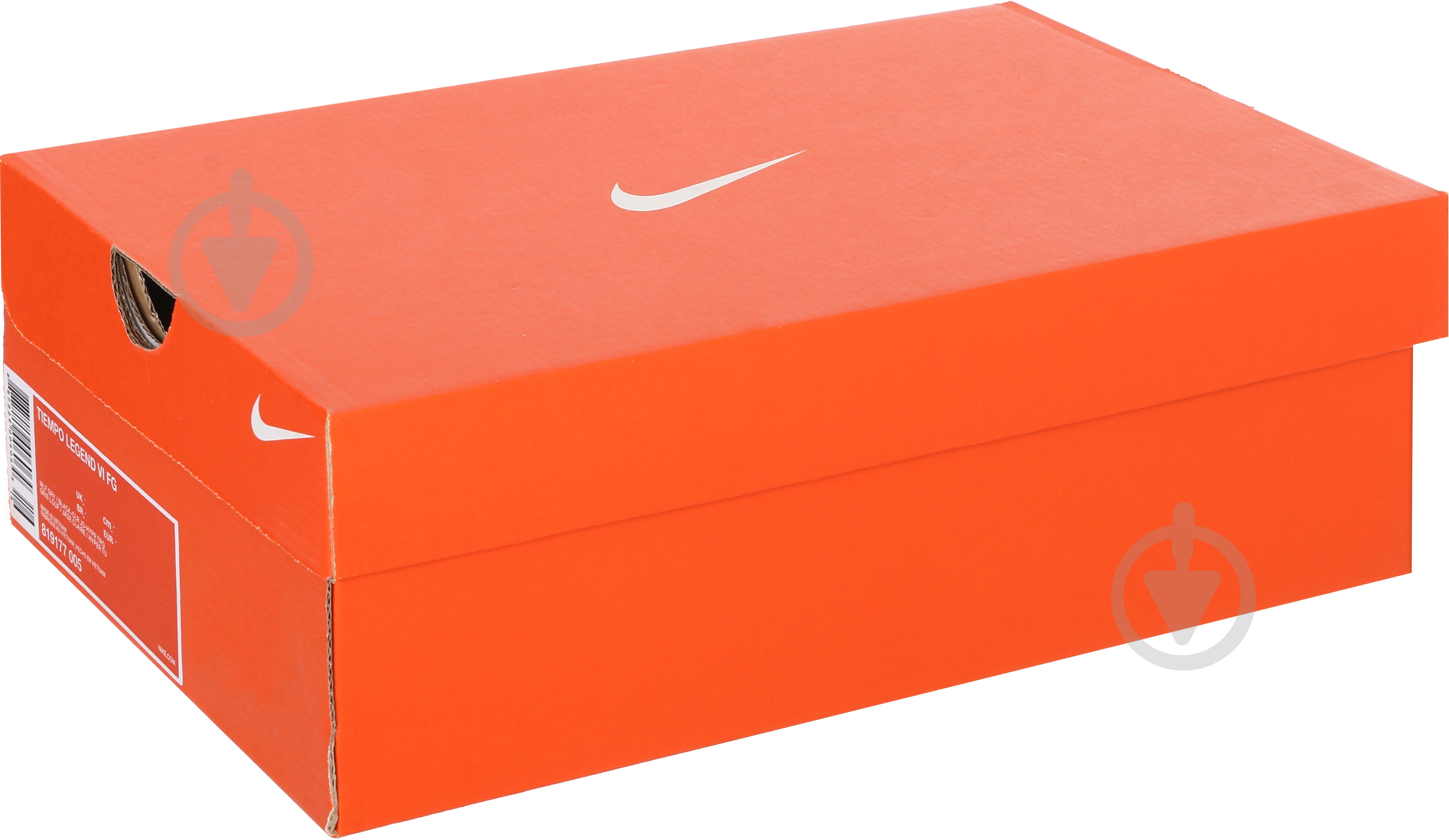 Бутсы Nike Tiempo Legend VI FG 819177-005 р.41 серый с зеленым - фото 10