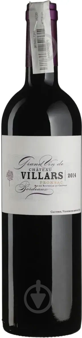 Вино Chateau Villars красное сухое 0,75 л - фото 1