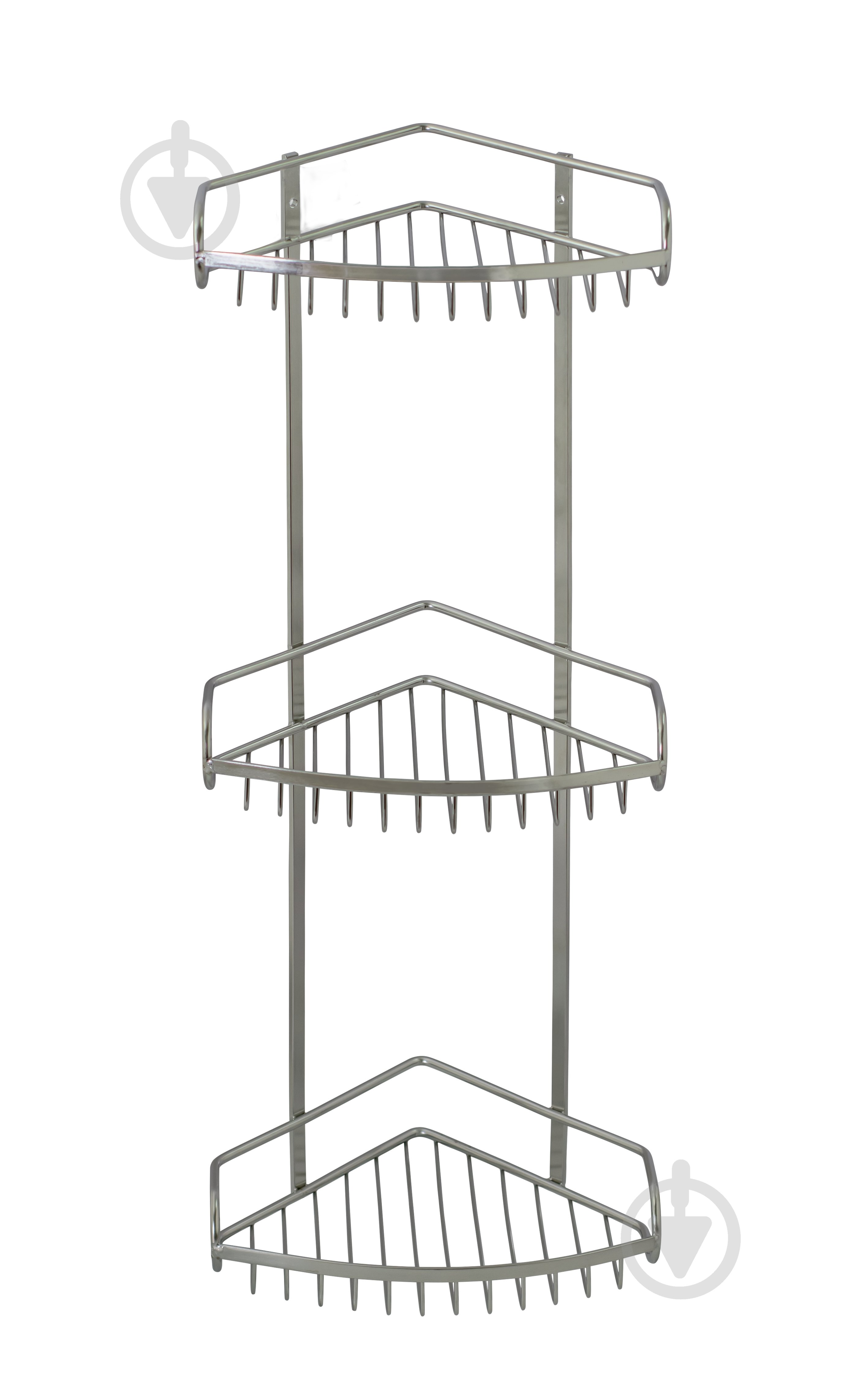 Полочка угловая VOLVER 3-ярусная SS 42103 - фото 1 Полочка угловая VOLVER 3-ярусная SS 42103 - фото 1