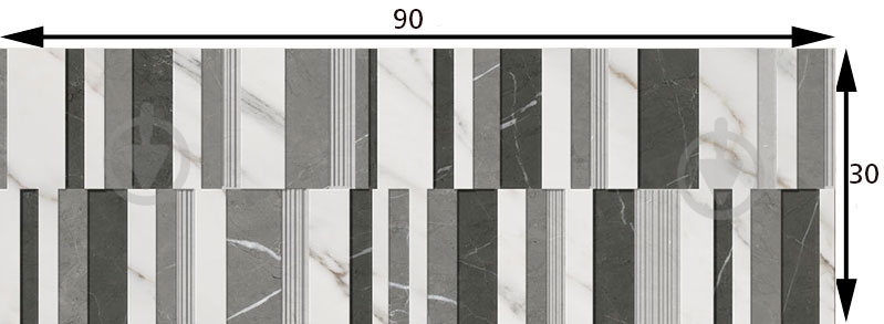 Плитка Cifre Essential Pulse Ducale 30x90 - фото 4