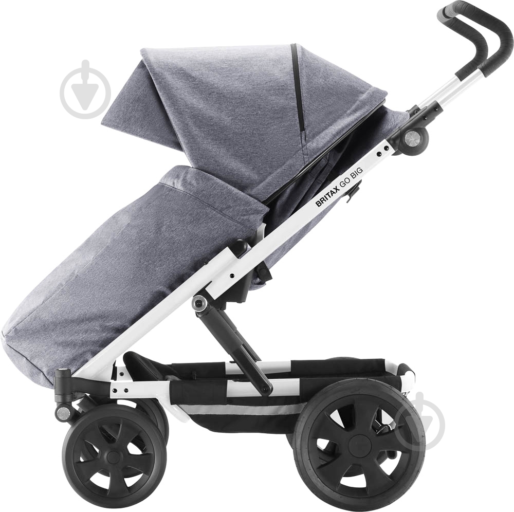 Коляска прогулянкова Go Big Grey Melange/White - фото 2