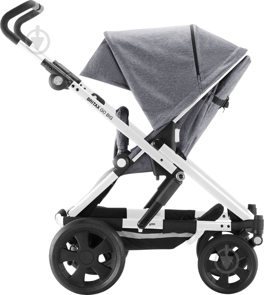 Коляска прогулянкова Go Big Grey Melange/White - фото 4