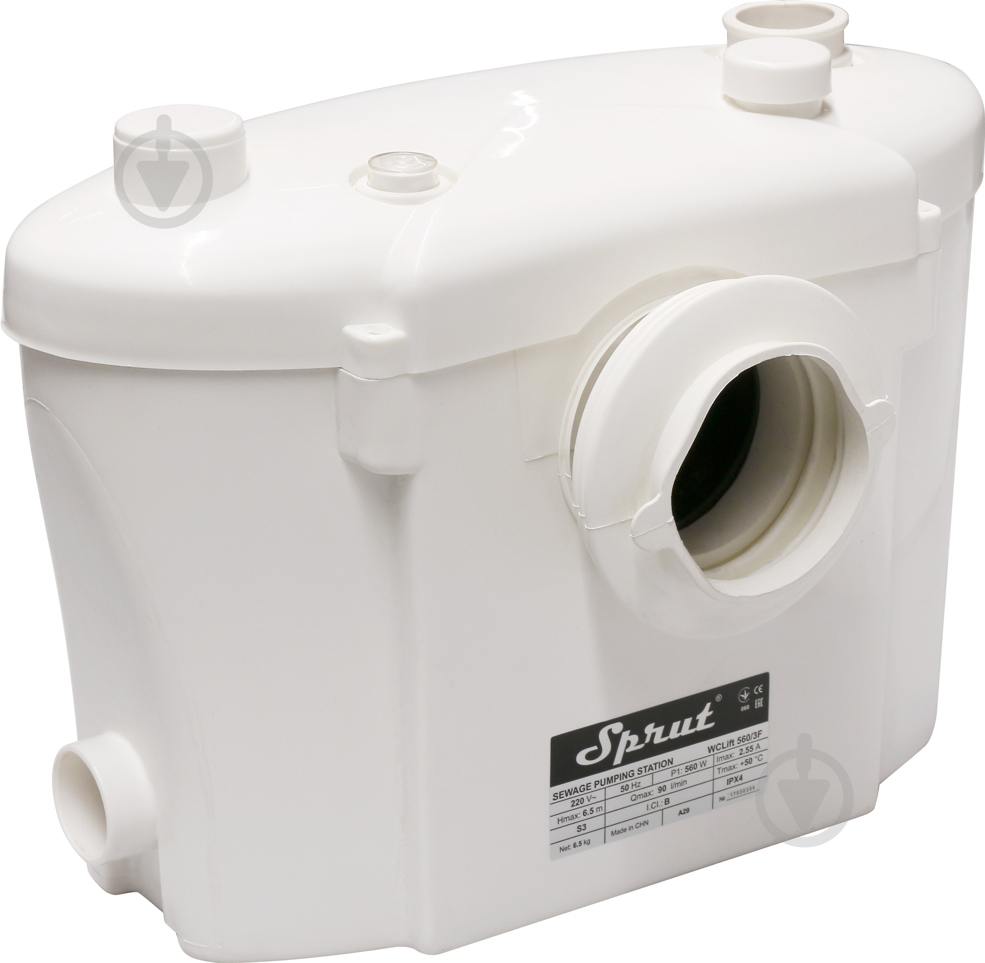 Канализационная установка Sprut ST WCLift 560/3F - фото 1