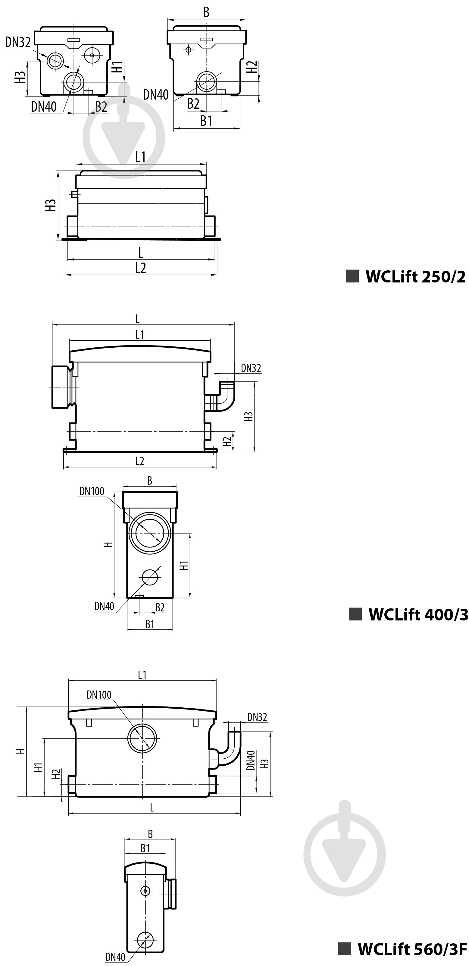 Канализационная установка Sprut ST WCLift 560/3F - фото 4