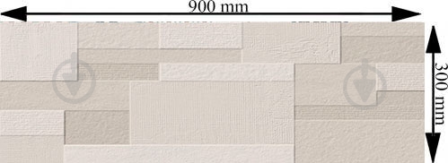 Плитка Cifre Прогресс айвори куб 90x30 - фото 2