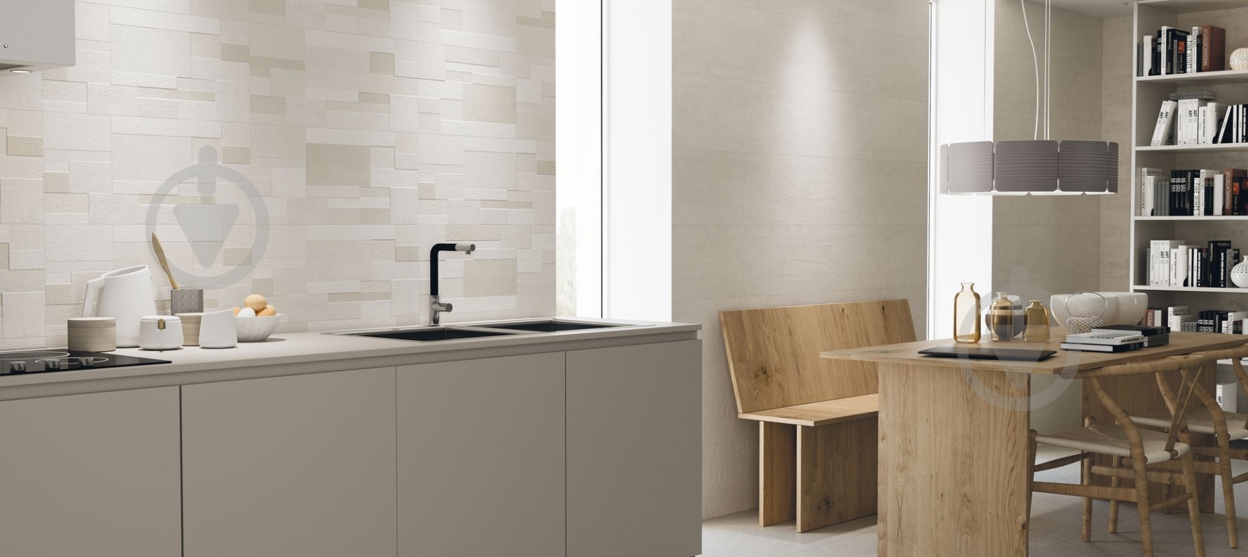 Плитка Cifre Прогресс айвори куб 90x30 - фото 6