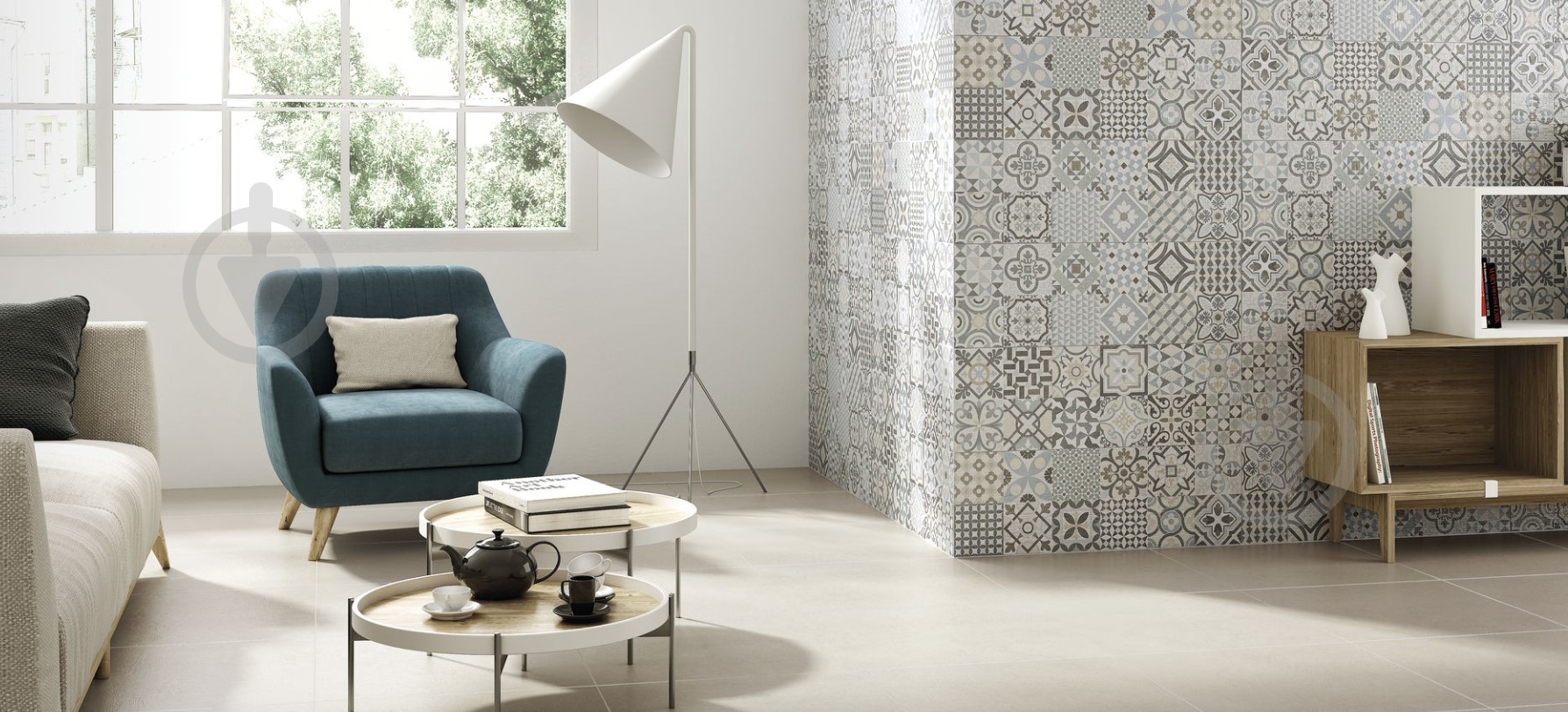 Плитка Cifre Прогресс айвори куб 90x30 - фото 7