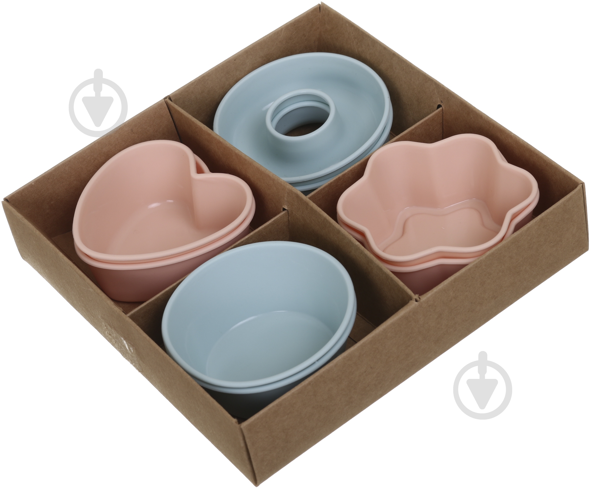 Набор форм для кексов Smart Kitchen by Flamberg 7,6х7,6 см 8 шт. 51618441 формы в ассортименте - фото 1