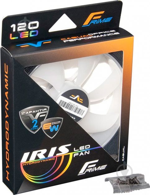 Вентилятор Frime Iris LED Fan Mid Red (FLF-HB120MR8) - фото 3 Вентилятор Frime Iris LED Fan Mid Red (FLF-HB120MR8) - фото 3