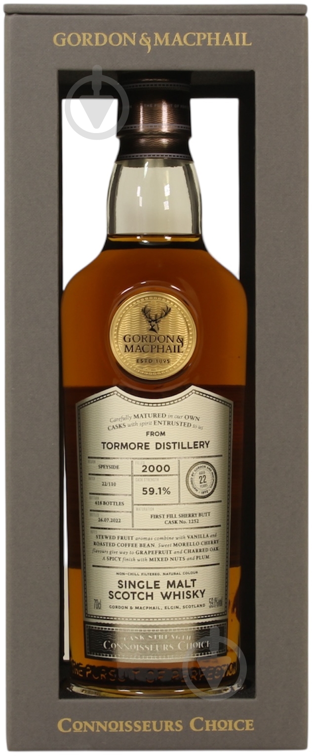 Виски Gordon & MacPhail Tormore Connoisseurs Choice 2000 0,7 л - фото 1