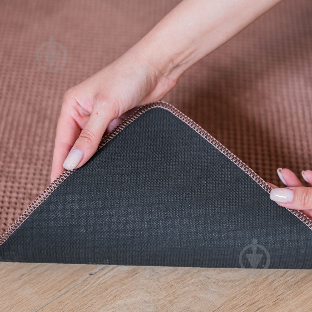 Коврик Dariana Шелл 45x75 см коричневый - фото 3